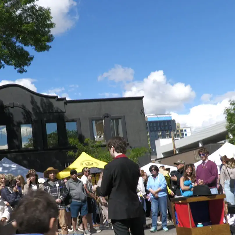 Magician at Sunfest Festival